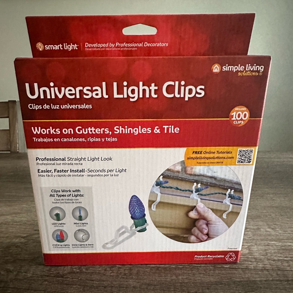New Simple Living Solutions 100ct
Universal Light Clips